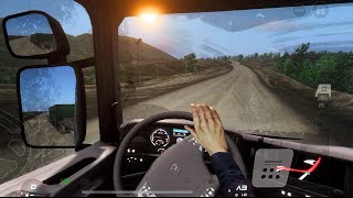 Realistic Morning Weather ! Truck Stuck On Off-road | Truckers Of Europe 3 - Mobile Gameplay screenshot 4
