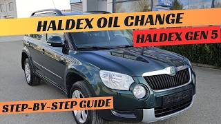 Skoda Yeti 5L Haldex Gen 5 Service (Oil replacement)