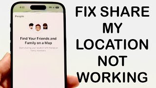 How To FIX Share My Location Not Working On iPhone! (2024)