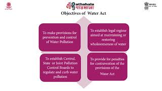 Water (Prevention and Control of Pollution) Act, 1974 and its Rules