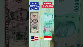 Perbandingan Uang 5 Dolar Amerika Dengan Rupiah Indonesia