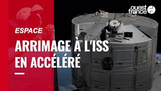 L'incroyable timelapse de l’arrimage de la capsule SpaceX à l’ISS