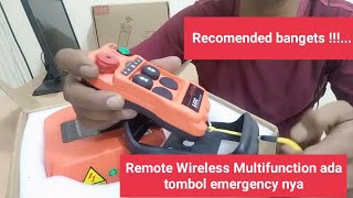 Recomended Banget !!! Riview Remote Control Wireless Industrial LCC Q200 Untuk Conveyor, Crane, Liff