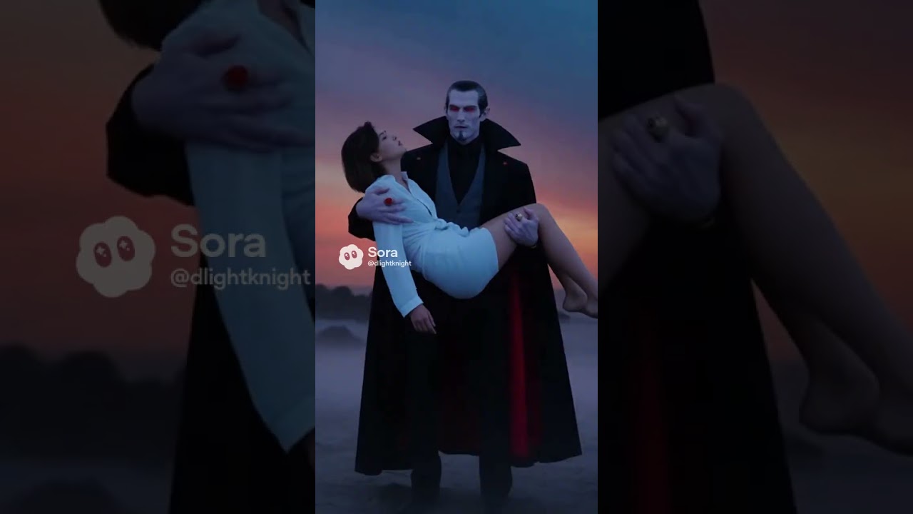 Dracula hypnotizes/carries girl 13