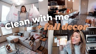 fall clean and decorate my apartment with me!
