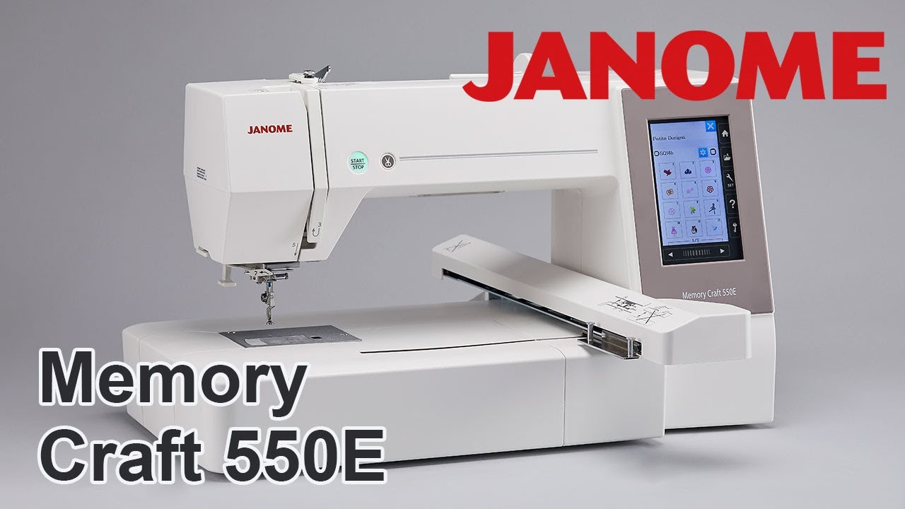 Máquina de Bordar Eletrônica Janome MC550E / Whats (11)95125-8253