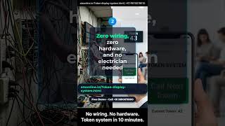 No wiring. No hardware. Token system in 10 minutes | Token Display System #tokendisplay #queue