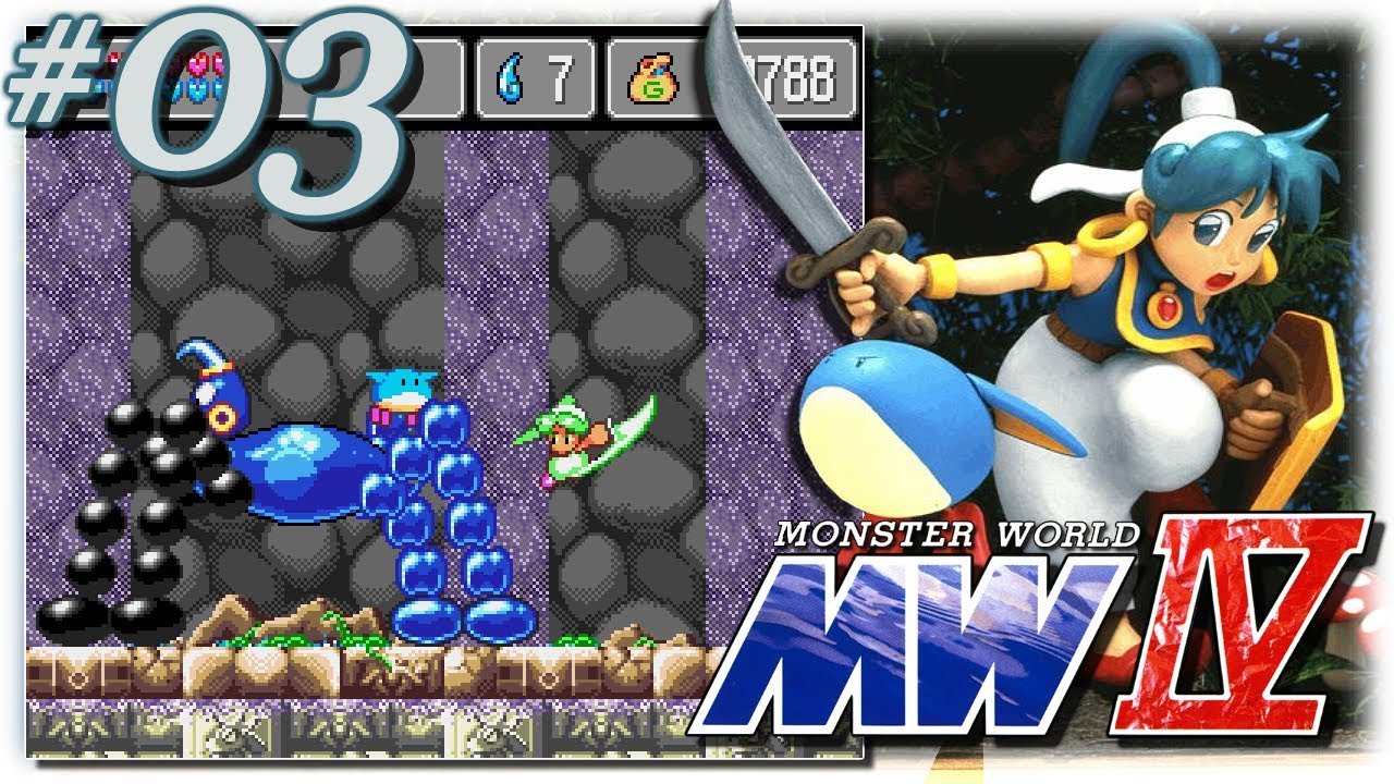 MD】モンスターワールドIV #03 - 水の神殿 - YouTube