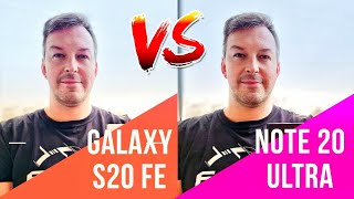 GALAXY S20 FE vs GALAXY NOTE 20 ULTRA. СРАВНЕНИЕ КАМЕР