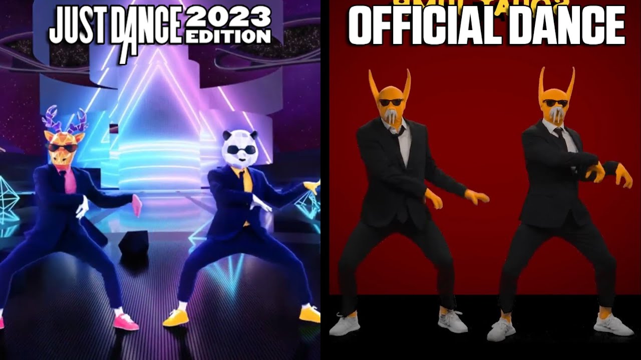 COMPARING GIVE THAT WOLF A BANANA JUST DANCE x OFFICIAL DANCE YouTube