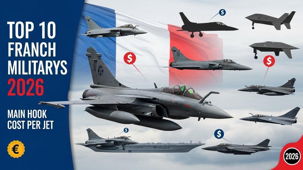 Top 10 French Military Jets & Their Cost in 2026