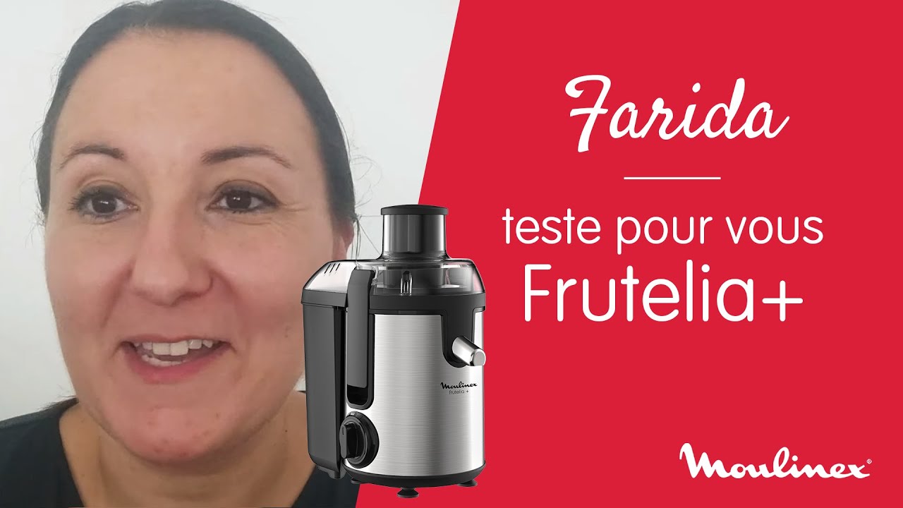 MOULINEX CENTRIFUGEUSE FRUTELIA METAL Fruits et Légumes Vitamine C