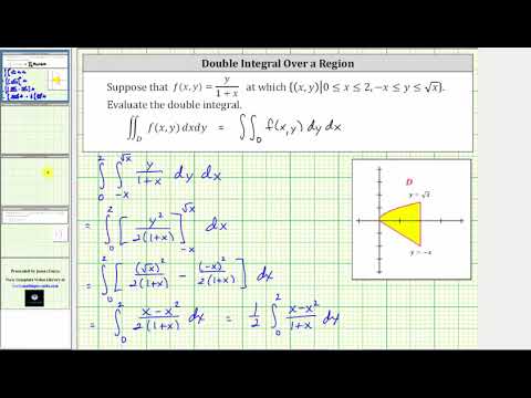 Evaluate Double Integral Of Y 1 X Over Region Bounded By Y X And Y Sqrt X Youtube