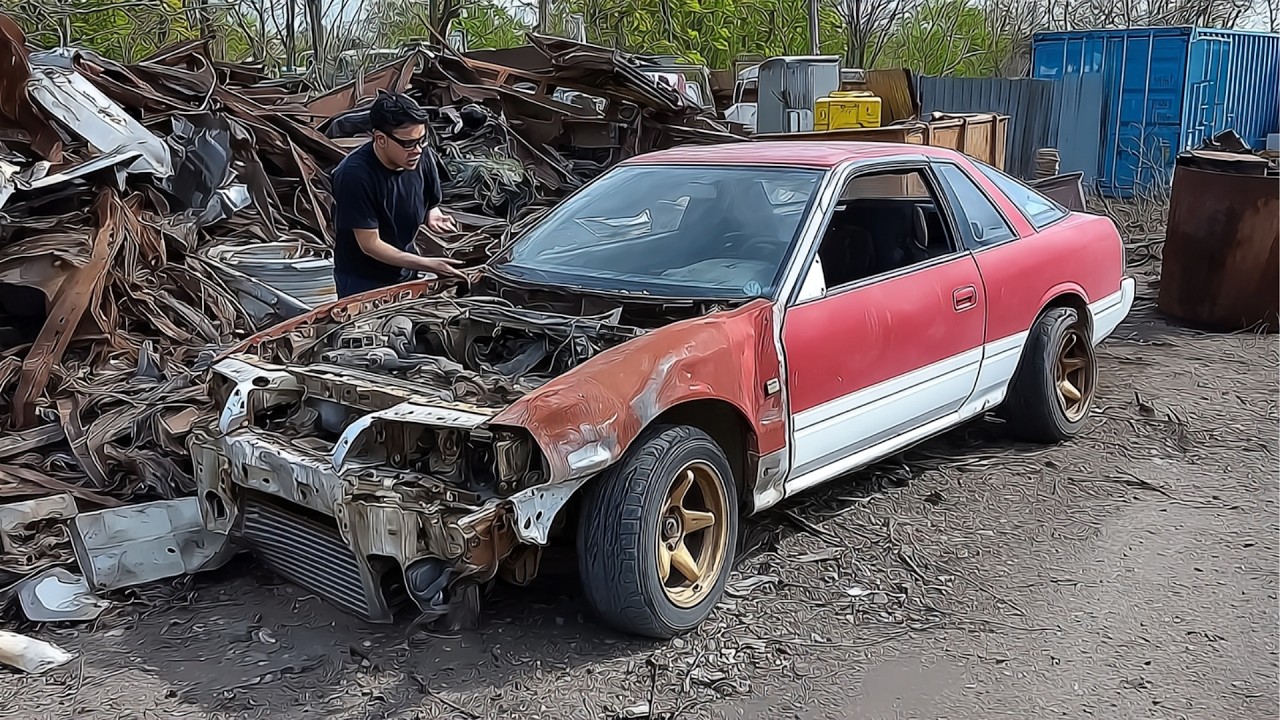 Мужчина Реставрирует КЛАССИЧЕСКИЕ Японские Спортивные Автомобили | От Начала до Конца @KryPtoJDM