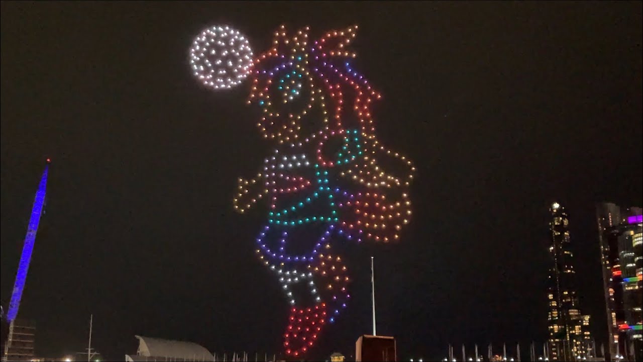 22 Feb 2026 Darling Harbour Drone Show | AFC Women’s Asian Cup Australia 2026 | Lunar New Year 