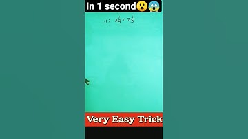 Simple Trick To Solve Mixed Fraction in Seconds 😁| Maths Trick | Easy Trick | #shorts #ytshorts #yt