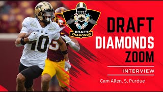 Cam Allen, S, Purdue | 2024 NFL Draft Prospect Zoom Interview