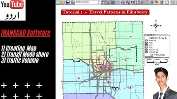 Transcad Software Tutorial | Project 1 | Create Full Map & Dataviews