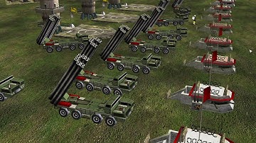 China Nuke vs 7 China BOSS - Command & Conquer Generals Apocalyptic