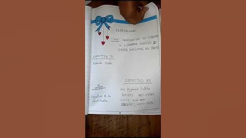 Classroom observation D.El.Ed 2nd sem sip