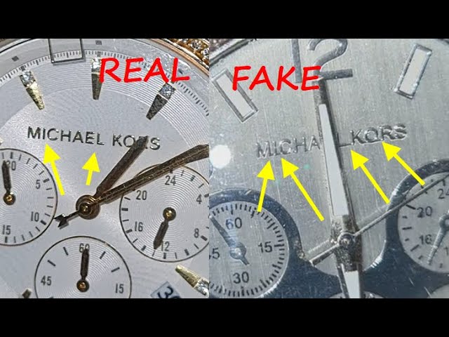 How to Spot a Fake Michael Kors Watch  The Loupe TrueFacet