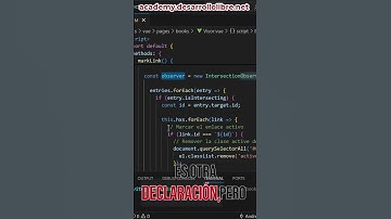 🟡 IntersectionObserver - Observa Elementos HTML cuando son visibles mediante el Scroll en JavaScript