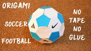 Origami Soccer Ball Paper Kick-able Football | No Tape | No Glue | Awesome Playable Paper Ball screenshot 1