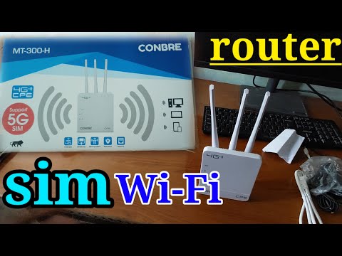 5G router , Conbre CPE MT-300H 5G u0026 4G Mobile Sim with Micro SIM Card Slot | all 4G sim WiFi Router