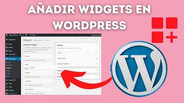 Como añadir un widget en WordPress