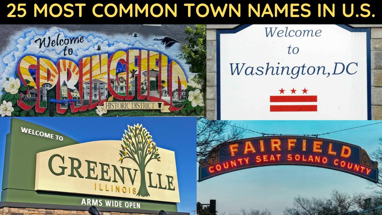 Most Common City Names In The US WorldAtlas 45 OFF