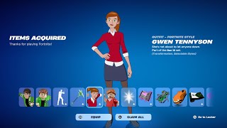 How To Get Ben 10 Gwen Tennyson Skin For FREE! (Fortnite)