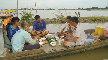 Chuột Đồng Luộc Mẻ "Lai Rai" trên Cánh Đồng Tân Lập - Mộc Hoá Mùa Nước Rút | Nét Quê #476