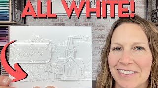 JUST...WHITE...CARD STOCK!! Lets See What We Can Create!