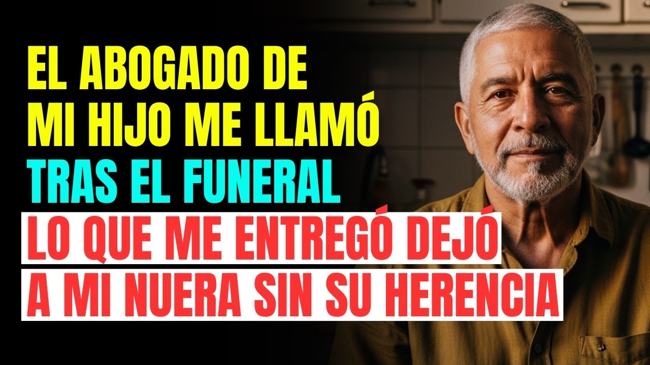 La LLAMADA del ABOGADO tras el FUNERAL de mi Hijo: ¡LO que Me Entregó DEJÓ a mi Nuera SIN Herencia!