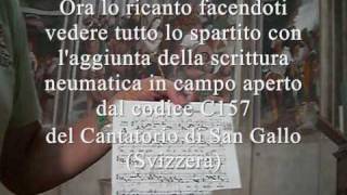 Sparo Per Studio Canto Gregoriano Alleluja, Diffusa Est Gratia, Giovanni Vianini, Milano, Italia