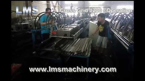 LMS Ceiling Cross Tee Grid 1200 Roll Forming Machine