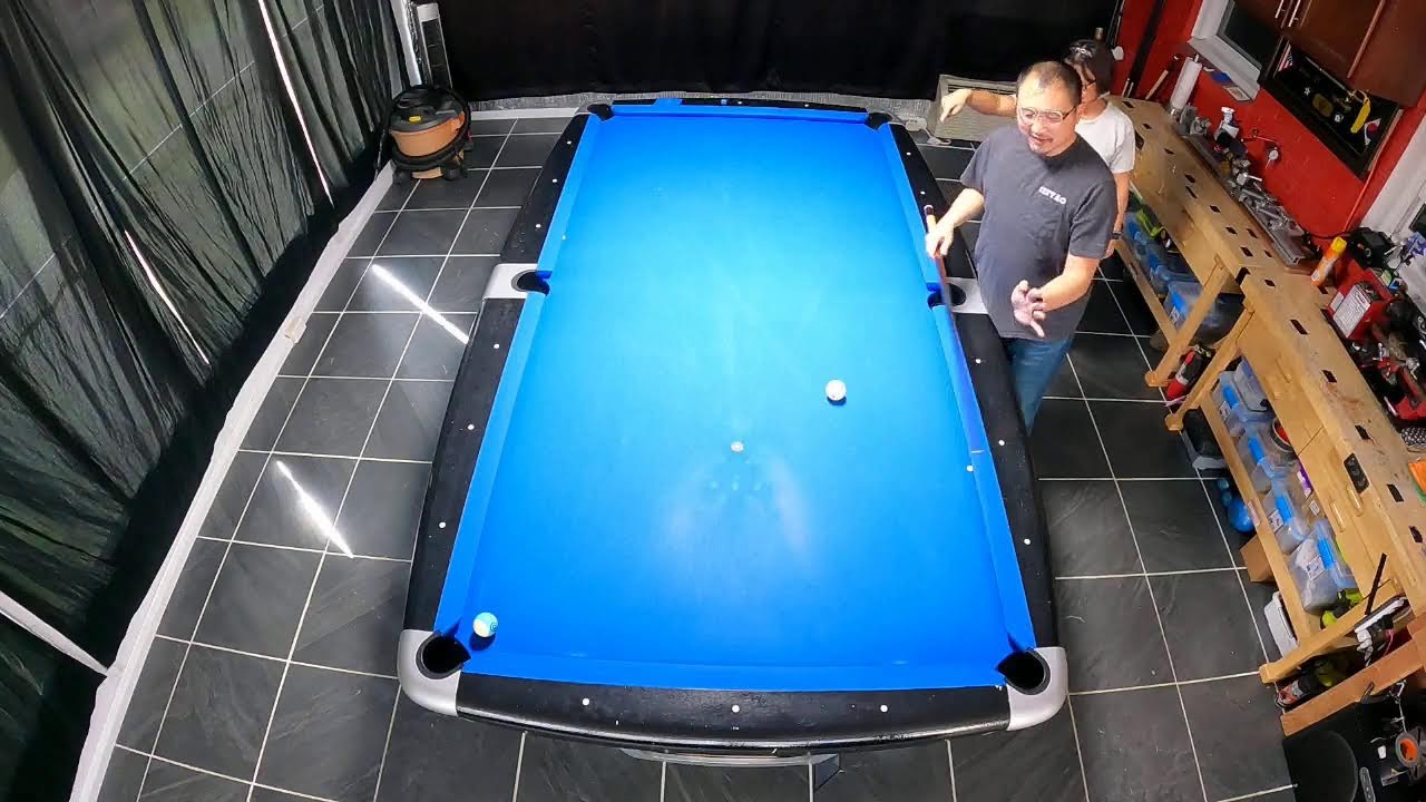 Image of video the 10 Ball Game 12FYAO (7) also testing a 30in carbon fiber shaft vs tough_jungwoo (from JWYao TV) (5) 19