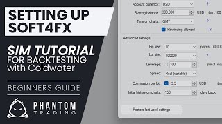 Beginners Guide To Setting Up & Backtesting With Soft4FX | Forex Sim Trading | Phantom Trading screenshot 2