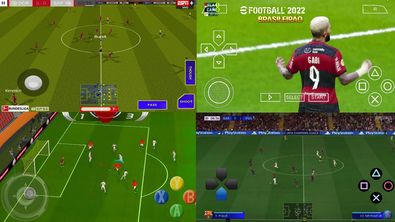 Esses São Os MELHORES JOGOS De FUTEBOL (Offline) Para Android/ios