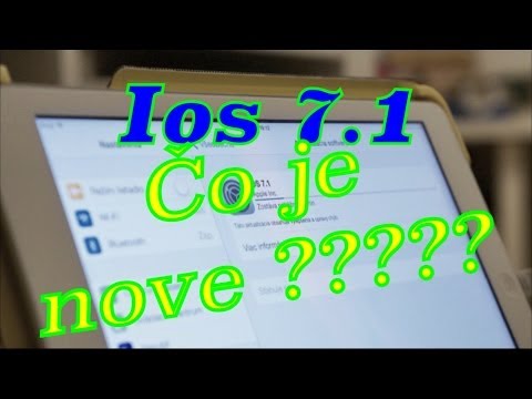 Video: Kaj Je Novega V IOS 7.1