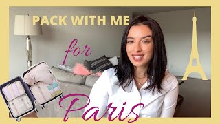 PACK WITH ME FOR PARIS | My Carry On Minimal Packing Hacks for International Travel