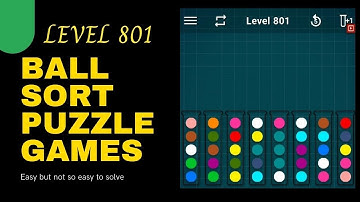 Ball Sort Puzzle Level 801