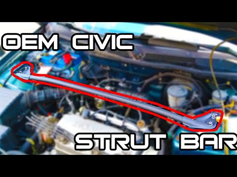How to Install 1992-2000 Civic OEM Strut Bar