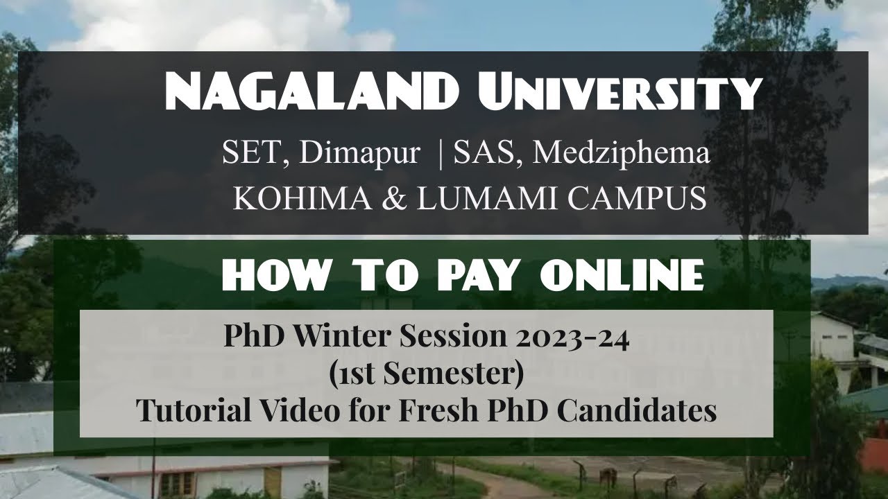 nagaland university phd thesis