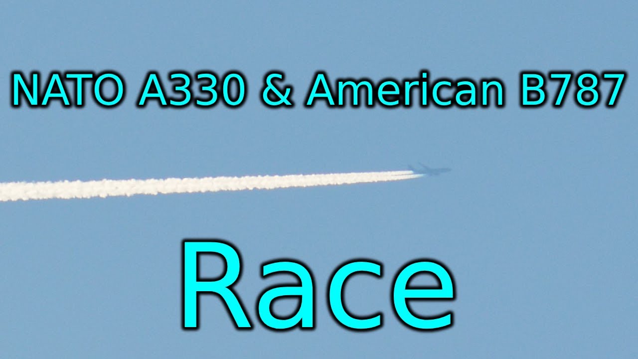 NATO A330 & American B787 Race | Plane Spotting - YouTube