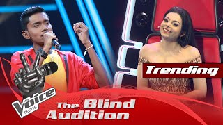 Sadeep Shyamal | Perum Puragena (පෙරුම් පුරාගෙන ආ සංසාරේ)|Blind Auditions |The Voice Teens Sri Lanka