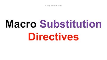 Macro Substitution Directives | C Programming Language
