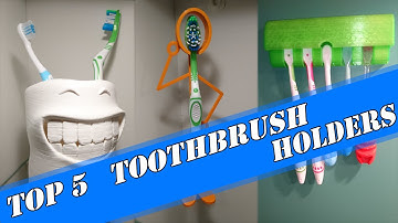 3D Printed Practical Toothbrush Holders Time Lapse