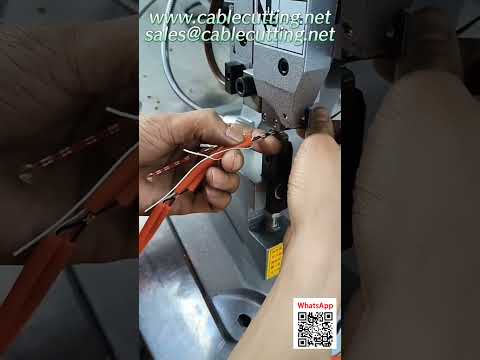 3-in-1 Automatic Wire Cutting Stripping Crimping Machine