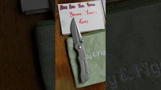 Stonewashed Custom Titanium Knife #china #edc #tools #new #news #gaming #games #usa #gadgets #knives